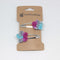 Tiny Handmade Flower Hairpins (Snap Clips)