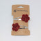 Tiny Handmade Flower Hairpins (Snap Clips)