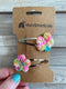 Tiny Handmade Flower Hairpins (Snap Clips)