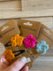 Tiny Handmade Flower Hairpins (Snap Clips)